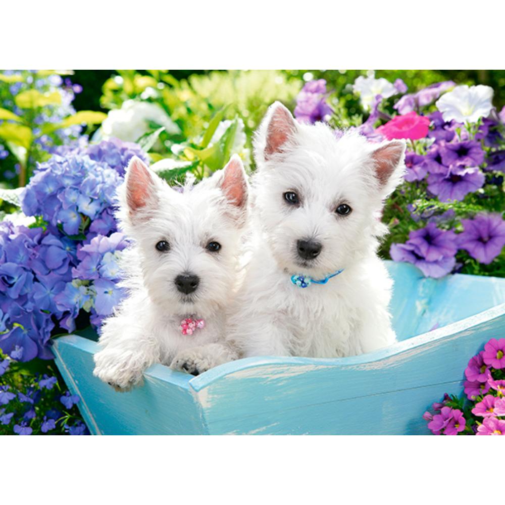 200 Piece Puzzle - Westie Puppies