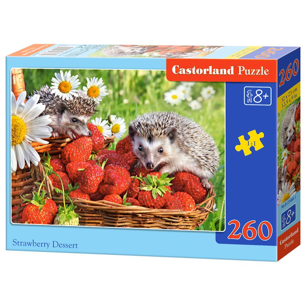 260 Piece Puzzle - Strawberry Dessert