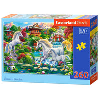 260 Piece Puzzle - Unicorn Garden