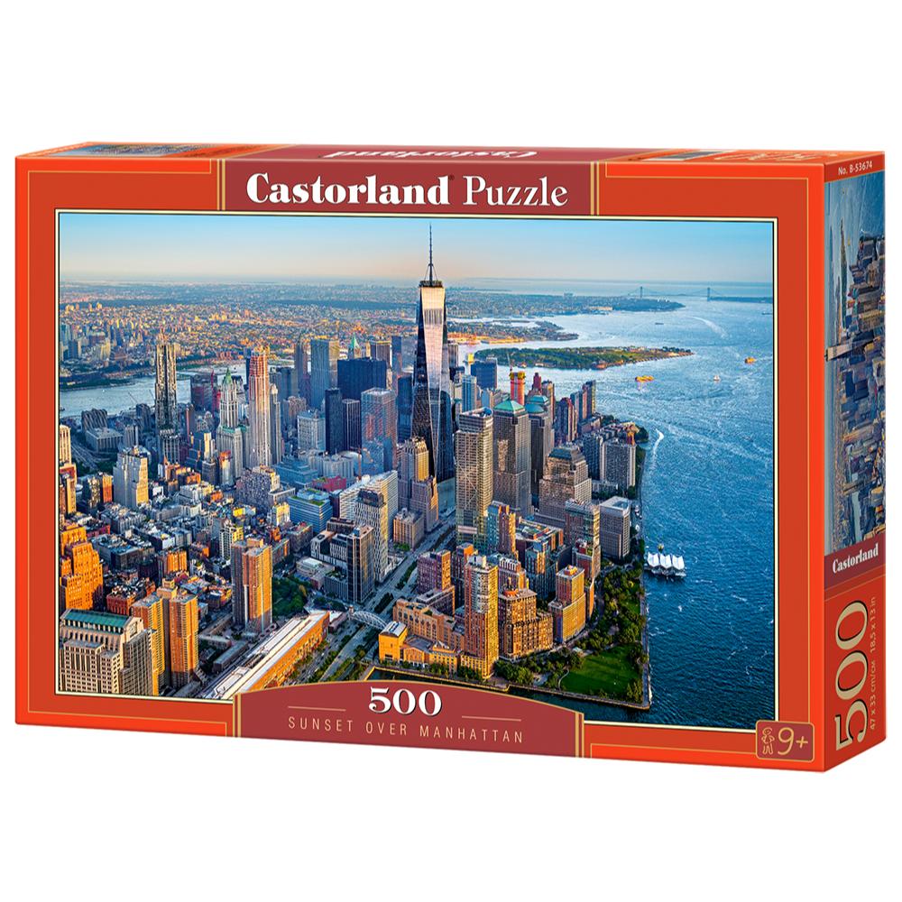 Puzzle 500 Pezzi - Sunset over Manhattan