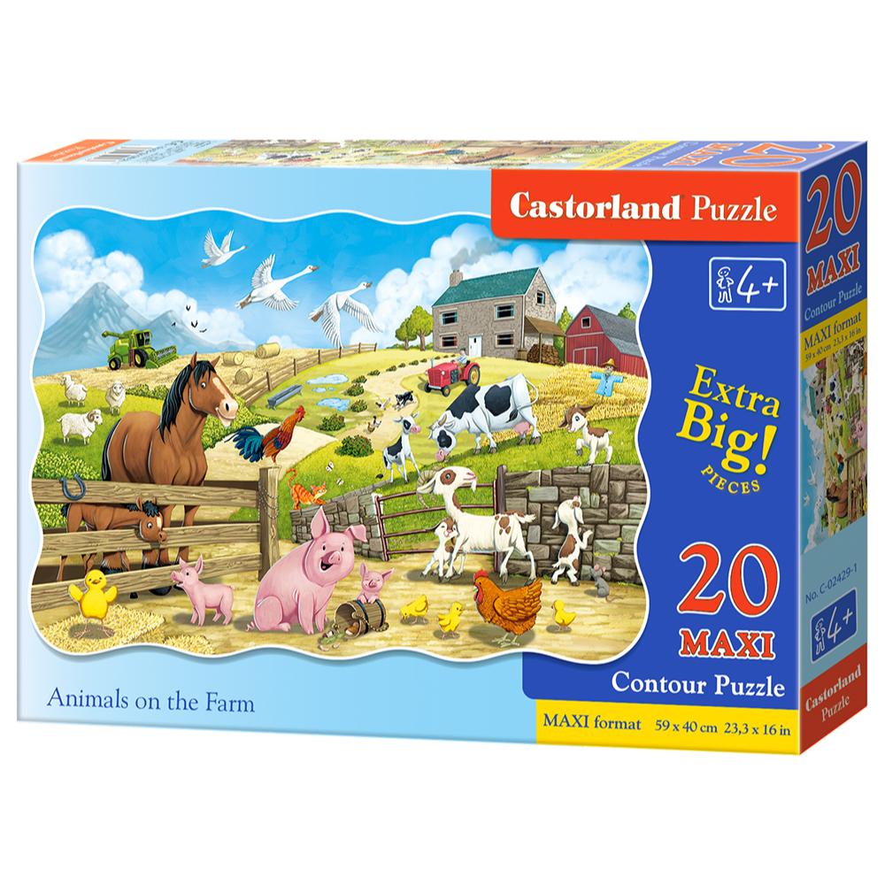 Puzzle Maxi 20 Pezzi - Animals on the Farm