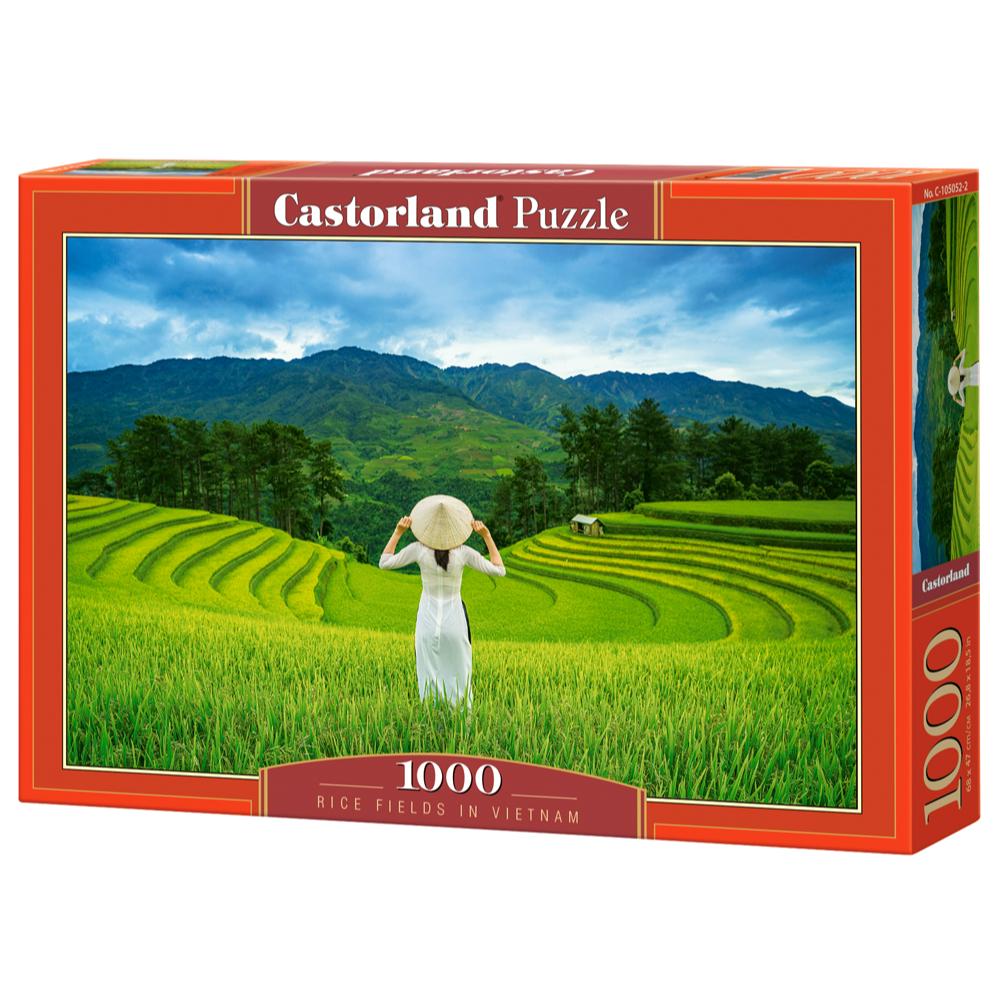 1000 Piece Puzzle - Rice Fields in Vietnam