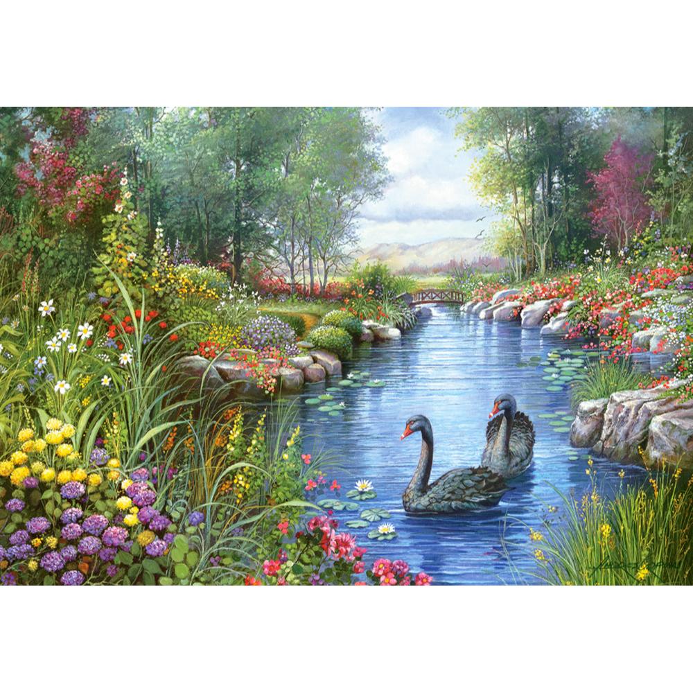 Toys Puzzle 1500 Pezzi - Black Swans, Andres Orpinas