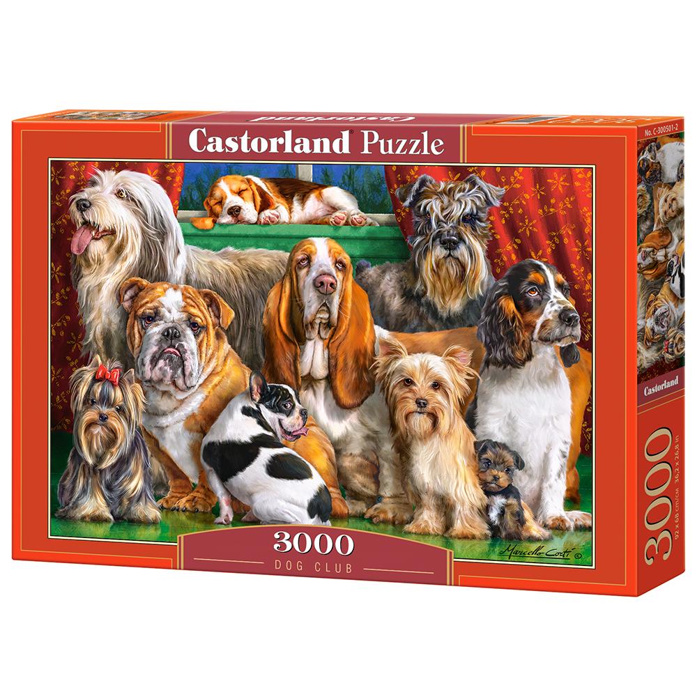 3000 Piece Puzzle - Dog Club