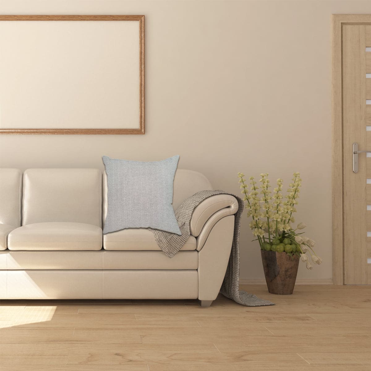 Bricocenter CUSHION ILIZIA LIGHT GREY 60X60 CM