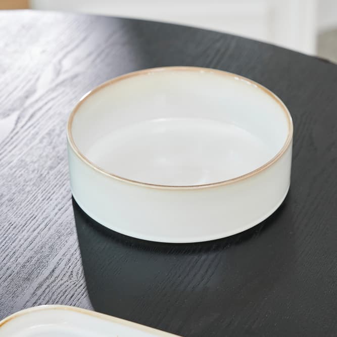 MINERAL MARBLE White bowl H 6,5 cm - Ø 26,5 cm - best price from Maltashopper.com CS666694