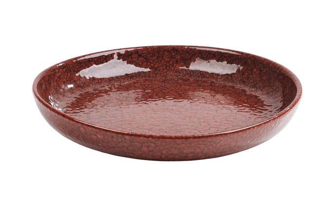 WATERFAUNA Red bowl H 4,6 cm - Ø 30,4 cm - best price from Maltashopper.com CS674163