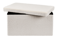 STORAGE White storage bench H 38 x W 70 x D 38 cm - best price from Maltashopper.com CS677880