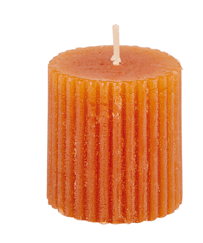 RUSTIC Wavy brown candle - best price from Maltashopper.com CS684201