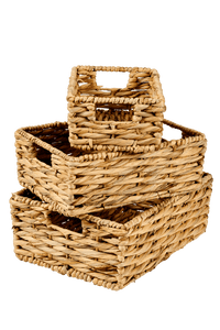JONI Baskets natural drawer H 14 x W 34 x D 25 cm - best price from Maltashopper.com CS673078