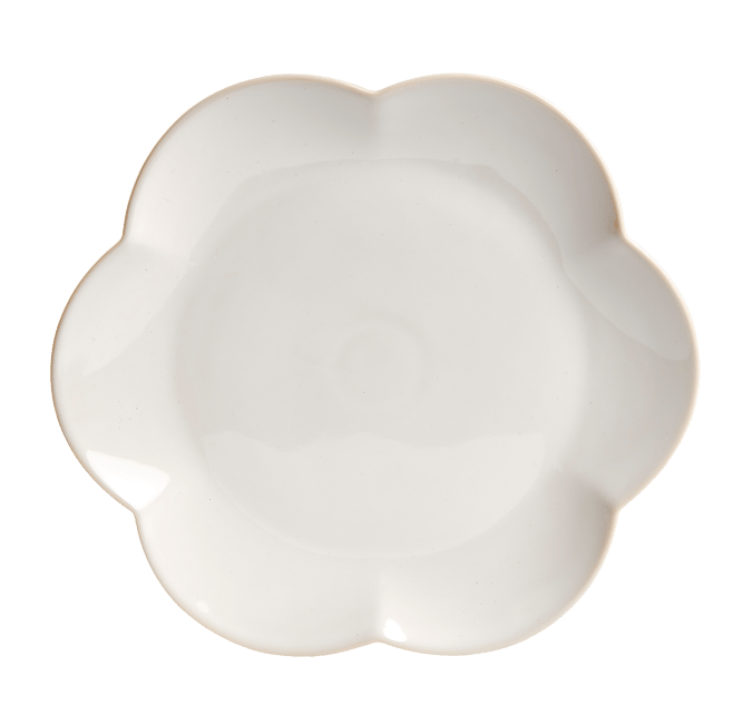 DAHLIA FLOWER White plate - best price from Maltashopper.com CS679609