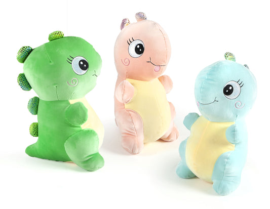 CARTOON DRAGON 35CM 3COL ASS SUPERSOFT