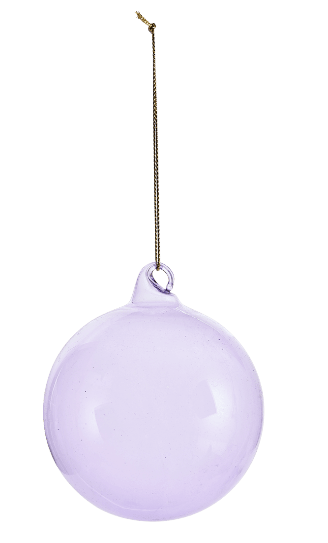 LILAC Purple Christmas ballØ 8 cm - best price from Maltashopper.com CS676249