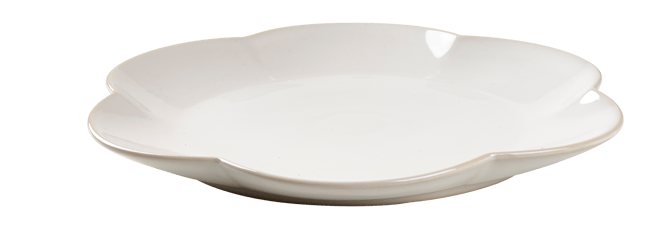 DAHLIA FLOWER White plate - best price from Maltashopper.com CS679609