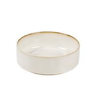 MINERAL MARBLE White bowl H 6,5 cm - Ø 20 cm - best price from Maltashopper.com CS666687