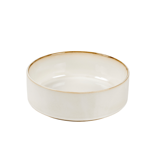 MINERAL MARBLE White bowl H 6,5 cm - Ø 20 cm - best price from Maltashopper.com CS666687