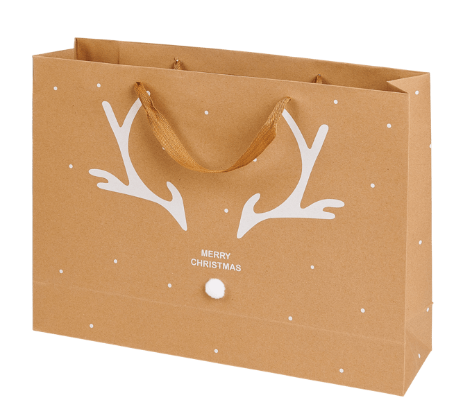 Casa XMAS KRAFT GIFT BAG 45X33 3MOT