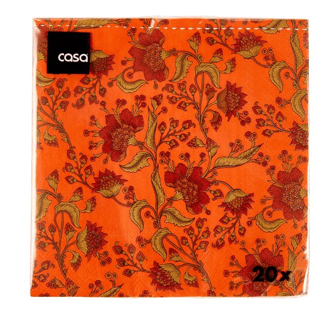 SARI Set of 20 paper napkins in various colors W 33 x L 33 cm - best price from Maltashopper.com CS677726