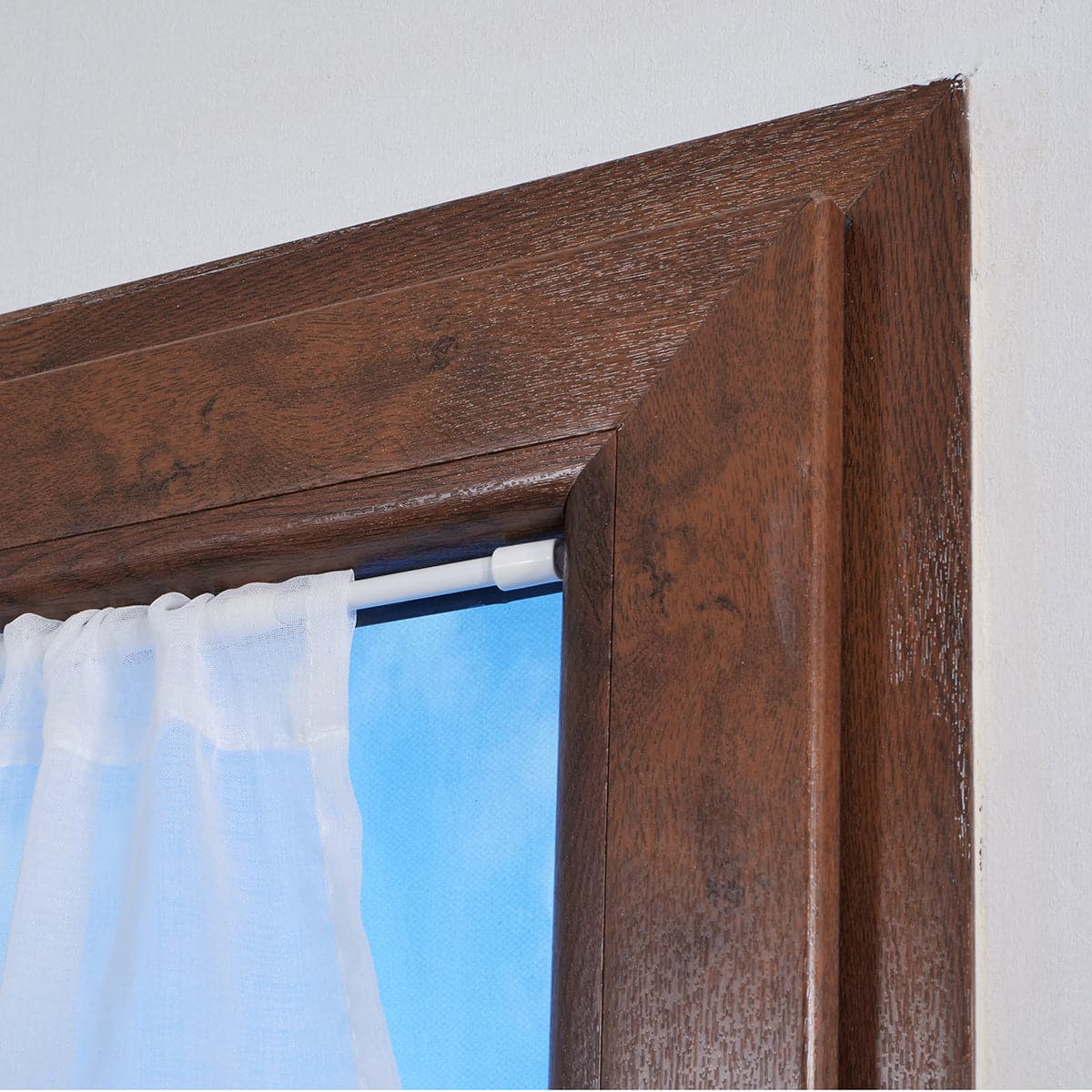 Bricocenter DAHLIA CURTAIN ROD EXTENDABLE 30/50 WHITE