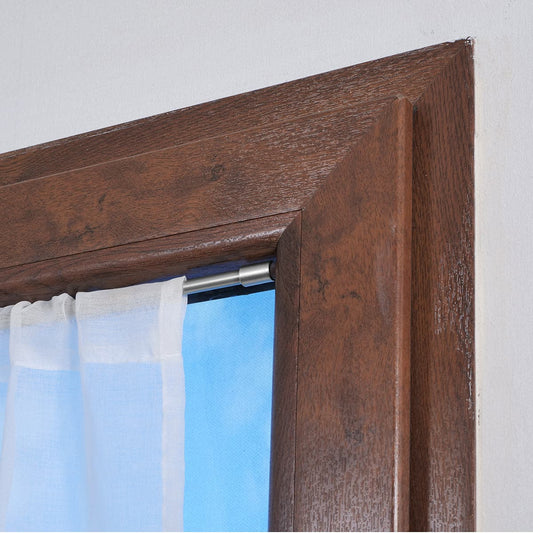 DALIA PUSH-PULL CURTAIN ROD 80/110 CHROME
