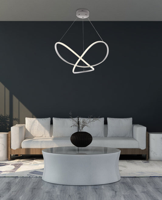 Bricocenter SMILLA METAL CHANDELIER 60X60 LED 45W NATURAL LIGHT
