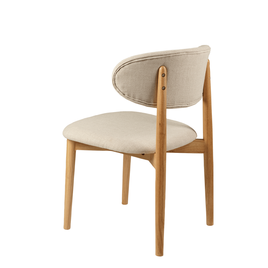 Casa FALCO Beige dining chair, H 78 x W 55 x D 51 cm