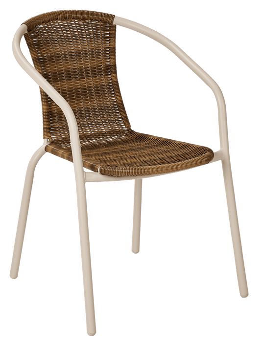 GERONA Natural stackable chair - best price from Maltashopper.com CS678944