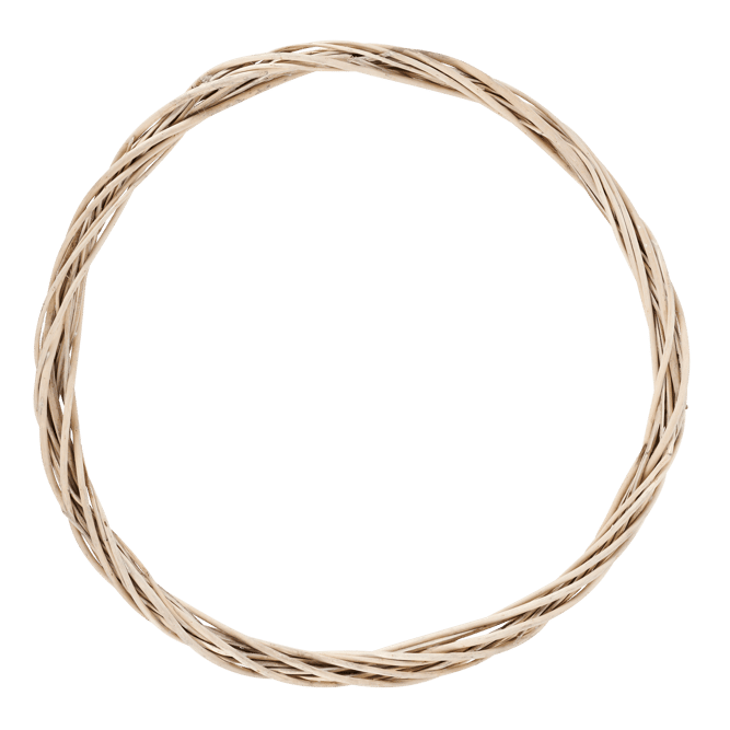 WILLOW Natural garland D 4 cm - Ø 60 cm - best price from Maltashopper.com CS674786