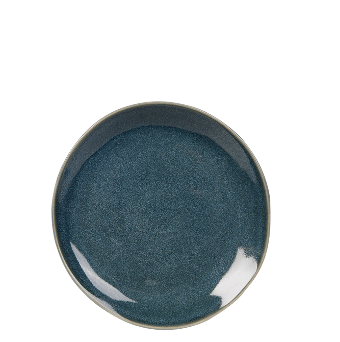 EARTH CLOUD Blue cake plate