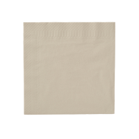 UNI Set of 20 beige napkins - best price from Maltashopper.com CS684523