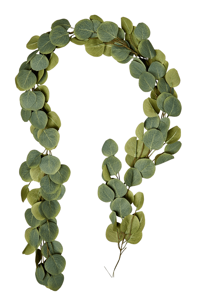EUCALYPTUS Green leaf garland H 5 x W 15 x L 180 cm - best price from Maltashopper.com CS675094