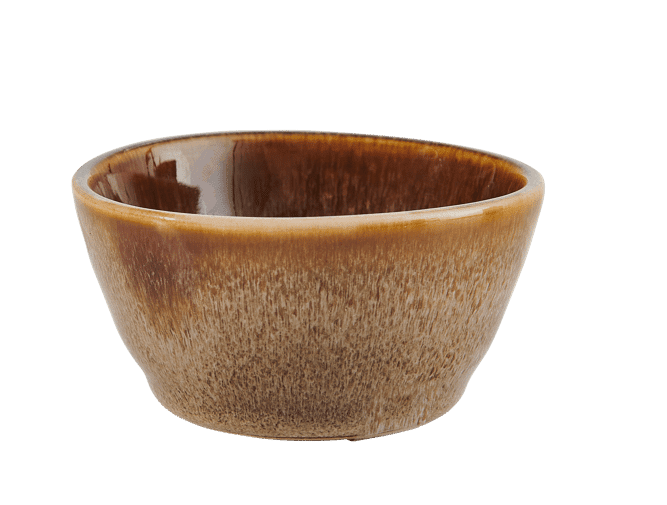 COZY Brown aperitif bowls H 4 cm - Ø 7,5 cm - best price from Maltashopper.com CS673176