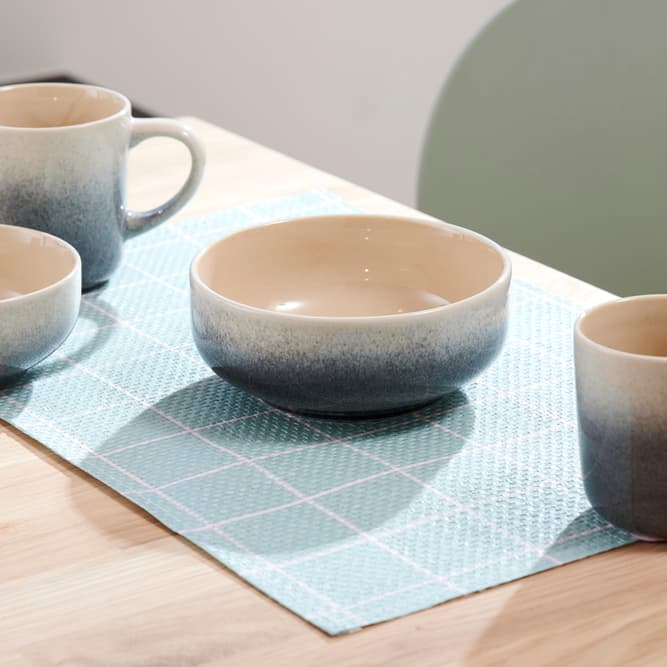 Casa JESSIE GRAY Gray bowl, H 6 cm - Ø 15,5 cm