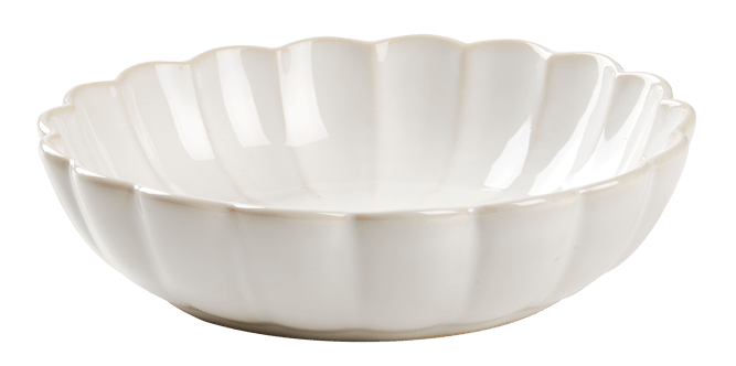 DAHLIA White plate - best price from Maltashopper.com CS679623