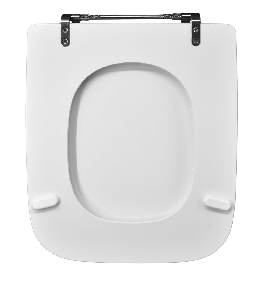 WC SEAT MOD. TRACCIA - GLOSSY WHITE MDF