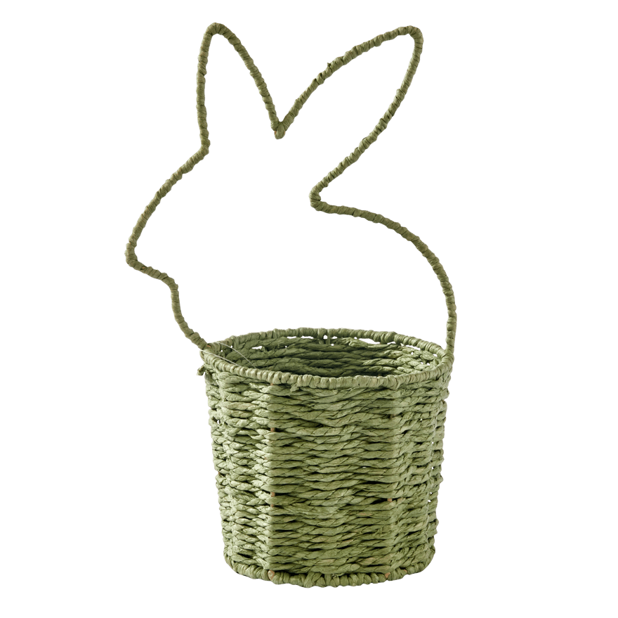EASTER BUNNY Green basket