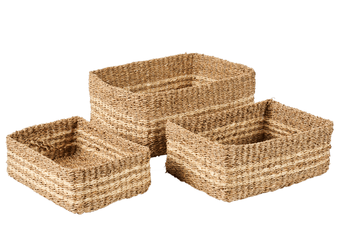 RAYAS Drawer basket L natural - best price from Maltashopper.com CS680834