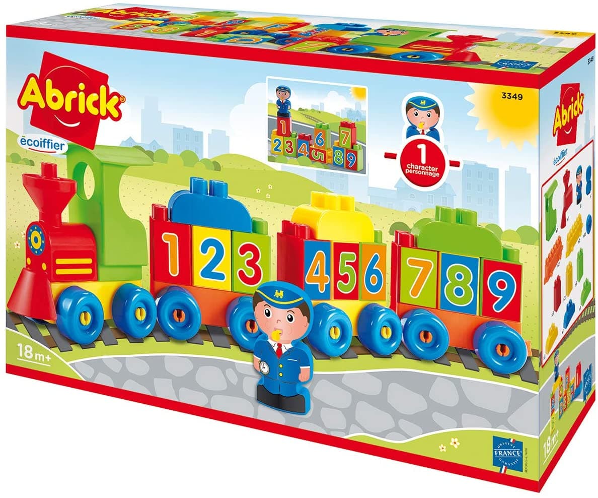 Abrick - Locomotive with letters and numbers