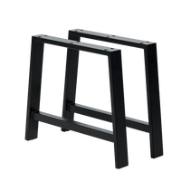 FORMAX Garden table with legs A black