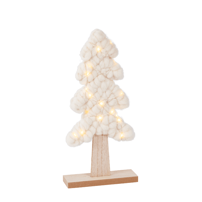 SKY Decorative tree with 25 natural led lights H 38.5 x W 18 x D 6 cm - best price from Maltashopper.com CS656215