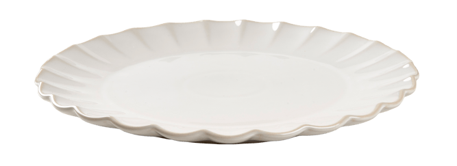 DAHLIA White plate - best price from Maltashopper.com CS680190