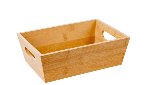 BAMBOO Natural organizer, H 7,5 x W 23 x D 16 cm