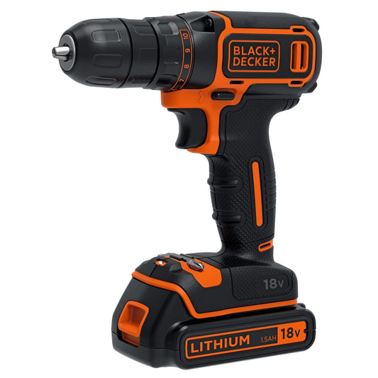 Bricocenter CORDLESS DRILL/DRIVER 18V + 2 BATTERIES + CASE