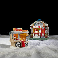FOOD STALL Christmas deco 2 assorted various colors H 15 x W 13.5 x D 9.5 cm - best price from Maltashopper.com CS676823
