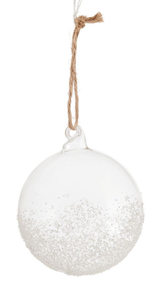 SPRINKLE Transparent Christmas ballØ 8 cm - best price from Maltashopper.com CS676228