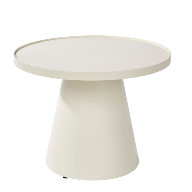 TAYLOR Sand coffee table. H 40 cm - Ø 50 cm - best price from Maltashopper.com CS681513