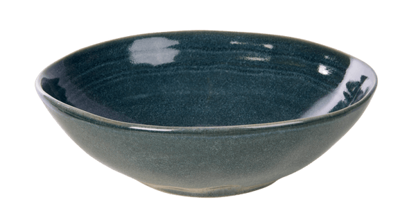 EARTH CLOUD Blue deep plate, H 6,4 cm - Ø 20 cm