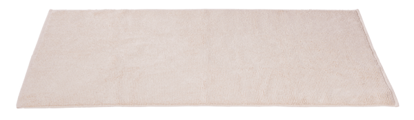 RECYCLE Cream bathroom rug 70x120, W 70 x L 120 cm