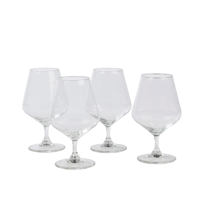 AFTER DINNER Cognac glass set of 4 transparent - best price from Maltashopper.com CS687085