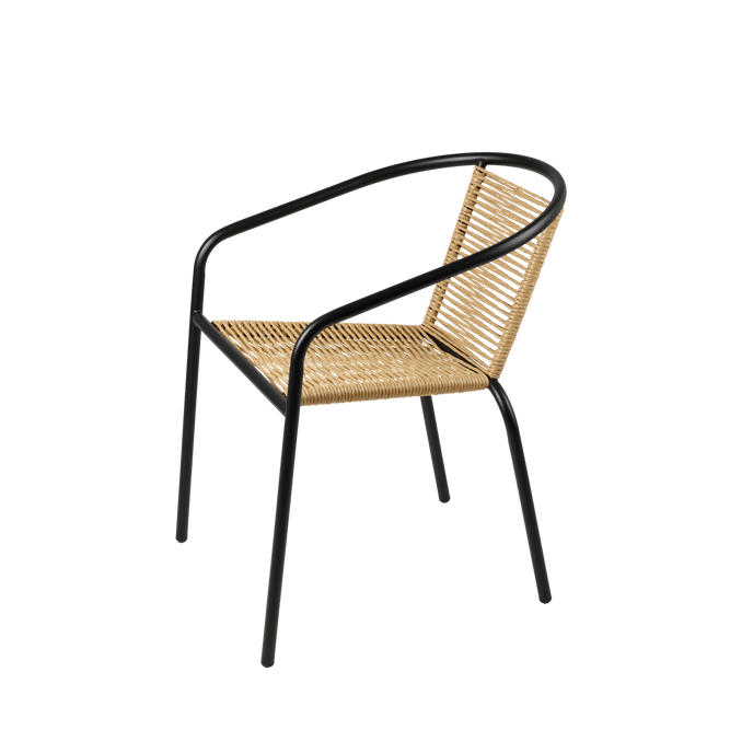 VERONA Natural stackable chair - best price from Maltashopper.com CS688443